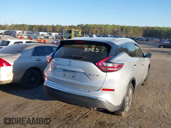 2017 Nissan Murano S z VIN 5N1AZ2MH8HN159025, wystawiony jako IAAI lot #41884376 z przebiegiem 124 500 mil mil oraz . Historia ofert i sprzedaży dostępna na DreamBid. Obrazek 4.