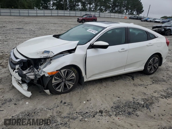 2016 Honda Civic EX-T z VIN 19XFC1F35GE030380, wystawiony jako Copart lot #58374315 z przebiegiem 185 175 mil mil oraz Szkoda całkowita • Salvage title. Historia ofert i sprzedaży dostępna na DreamBid. Obrazek 1.