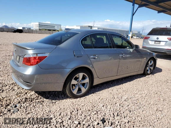 2004 BMW 5 Series 530i with VIN WBANA73564B057328, listed as a Copart auction lot 43020595 with 155,003 mi miles and Salvage Title. Bid and sale history available at DreamBid. Image 3.