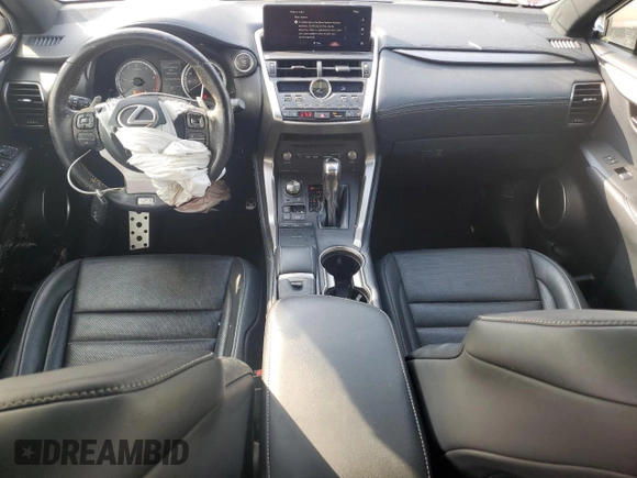 2019 Lexus NX 300 with VIN JTJBARBZ9K2181108, listed as a Copart auction lot 54579195 with 98,300 mi miles and Salvage title. Bid and sale history available at DreamBid. Image 8.