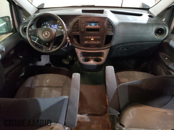 2017 Mercedes-Benz Metris Cargo with VIN WD3PG2EA6H3215443, listed as a Copart auction lot 48346215 with 160,756 mi miles and Salvage Title. Bid and sale history available at carsss.com. Image 8.