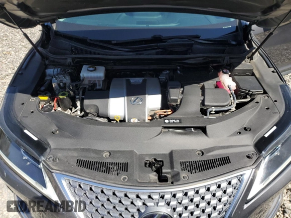 2020 Lexus RX 450h z VIN 2T2HGMDA1LC043938, wystawiony jako Copart lot #57683285 z przebiegiem 52 143 mil mil oraz Szkoda całkowita • Salvage title. Historia ofert i sprzedaży dostępna na DreamBid. Obrazek 11.