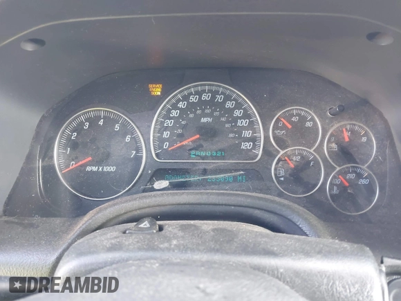 2004 GMC Envoy SLT with VIN 1GKDT13S342150579, listed as a IAAI auction lot 42055124 with 233,090 mi miles and . Bid and sale history available at DreamBid. Image 7.