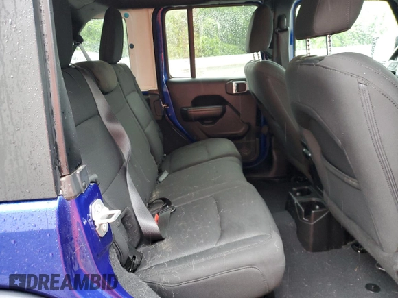 2018 Jeep Wrangler Unlimited Sport with VIN 1C4HJXDG3JW292810, listed as a Copart auction lot 57672705 with 106,378 mi miles and Salvage title. Bid and sale history available at DreamBid. Image 10.
