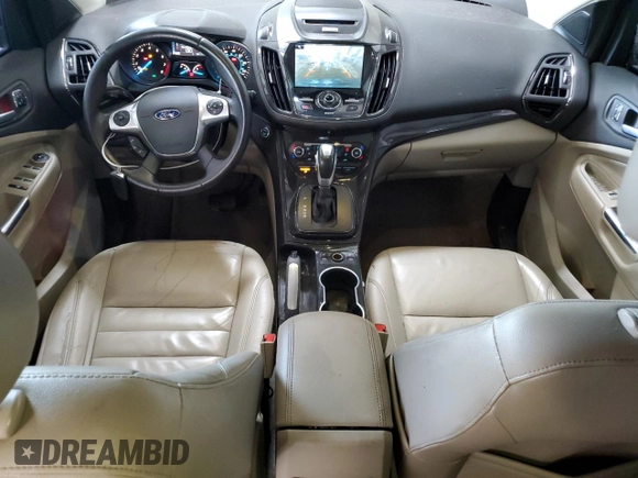 2015 Ford Escape Titanium with VIN 1FMCU9J91FUB77592, listed as a Copart auction lot 62727355 with 94,131 mi miles and Salvage title. Bid and sale history available at DreamBid. Image 8.