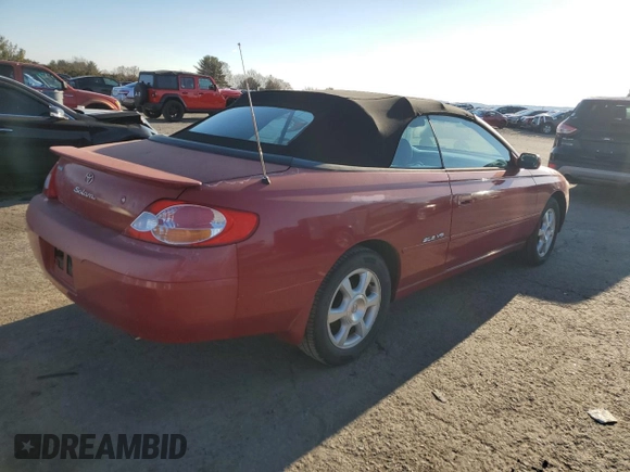 2002 Toyota Solara SE with VIN 2T1FF28P62C594754, listed as a Copart auction lot 47682625 with 113,067 mi miles and Clean Title. Bid and sale history available at DreamBid. Image 3.
