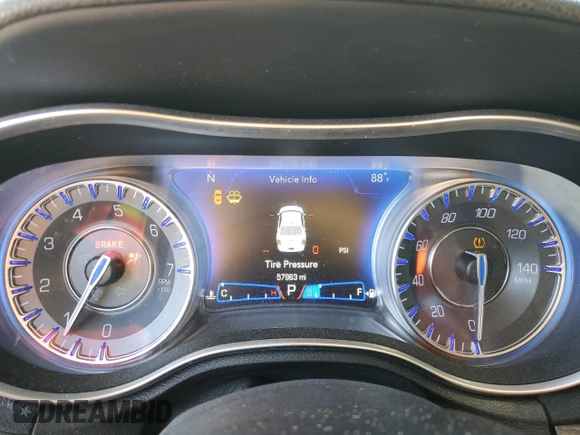 2019 Chrysler 300 Touring with VIN 2C3CCAAG4KH636896, listed as a Copart auction lot 52201575 with 57,963 mi miles and Salvage title. Bid and sale history available at DreamBid. Image 9.