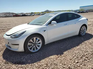 2020 Tesla Model 3 Long Range with VIN 5YJ3E1EB8LF712308, listed as a Copart auction lot 53265405 with 65,262 mi miles and Salvage Title. Bid and sale history available at DreamBid. Image 1.