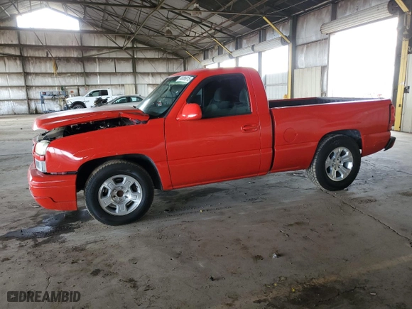 2006 Chevrolet Silverado 1500 Work Truck with VIN 3GCEC14X36G177673, listed as a Copart auction lot 48086615 with 187,787 mi miles and Clean Title. Bid and sale history available at carsss.com. Image 1.
