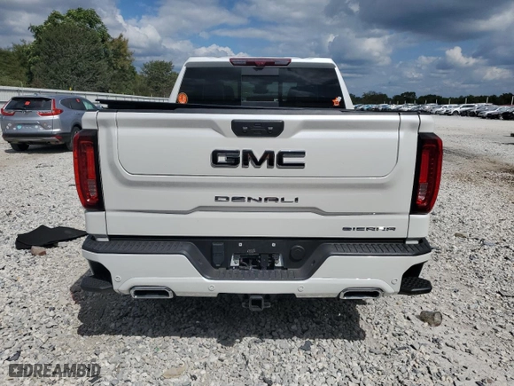 2023 GMC Sierra 1500 Denali Ultimate with VIN 1GTUUHEL2PZ255892, listed as a Copart auction lot 71792964 with 23,494 mi miles and Salvage Title. Bid and sale history available at carsss.com. Image 6.