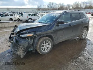 2016 Jeep Cherokee North with VIN 1C4PJMCS8GW365579, listed as a Copart auction lot 46599895 with 129,116 mi miles and Salvage Title. Bid and sale history available at carsss.com. Image 1.