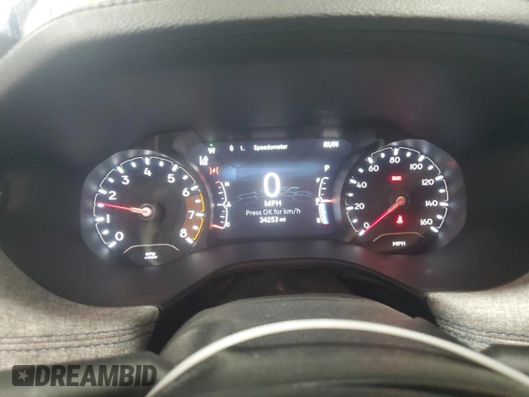 2023 Jeep Compass Latitude with VIN 3C4NJDBNXPT561788, listed as a Copart auction lot 53894225 with 34,253 mi miles and Clean Title. Bid and sale history available at DreamBid. Image 9.