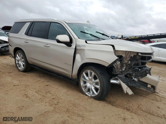 2022 Chevrolet Tahoe High Country with VIN 1GNSKTKL0NR285739, listed as a Copart auction lot 79715484 with 48,036 mi miles and Salvage Title. Bid and sale history available at carsss.com. Image 4.
