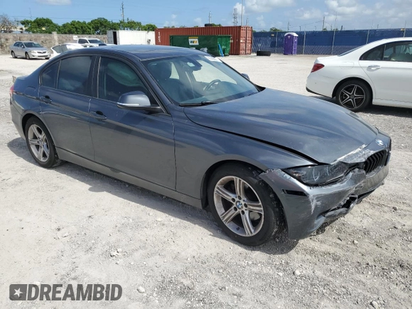 2014 BMW 3 Series 328i with VIN WBA3A5G56ENP33167, listed as a Copart auction lot 61406885 with 125,967 mi miles and Salvage title. Bid and sale history available at DreamBid. Image 4.