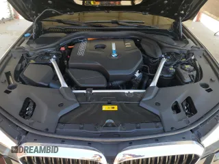 2020 BMW 5 Series 530e with VIN WBAJA9C01LCD69759, listed as a Copart auction lot 58271025 with 56,732 mi miles and Salvage title. Bid and sale history available at DreamBid. Image 11.