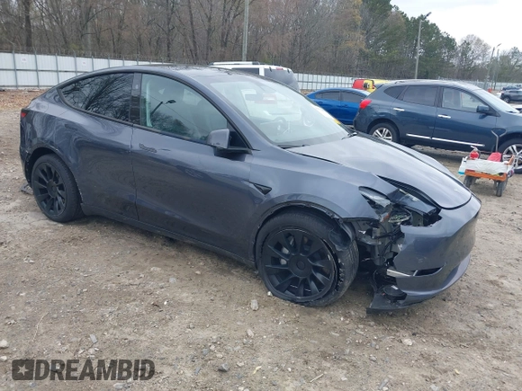 2023 Tesla Model Y Long Range with VIN 7SAYGDEE3PA177437, listed as a IAAI auction lot 41813483 with 17,093 mi miles. Bid and sale history available at carsss.com. Image 1.