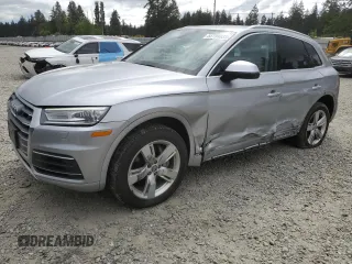 2019 Audi Q5 Premium z VIN WA1ANAFY7K2090466, wystawiony jako Copart lot #55794835 z przebiegiem 42 612 mil mil oraz Szkoda całkowita • Salvage title. Historia ofert i sprzedaży dostępna na DreamBid. Obrazek 1.