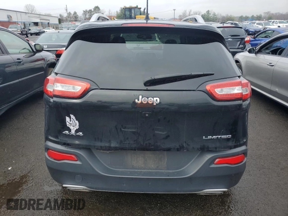 2017 Jeep Cherokee Limited with VIN 1C4PJMDS5HW668612, listed as a Copart auction lot 50695465 with 71,715 mi miles and Salvage Title. Bid and sale history available at DreamBid. Image 6.