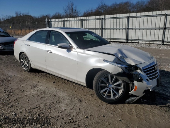 2019 Cadillac CTS Luxury AWD with VIN 1G6AX5SS8K0147538, listed as a Copart auction lot 45676695 with 62,013 mi miles and Salvage title. Bid and sale history available at DreamBid. Image 4.