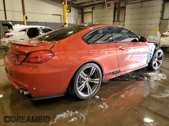 2013 BMW M6 with VIN WBSLX9C59DC968423, listed as a Copart auction lot 88493325 with 36,545 mi miles and Salvage title. Bid and sale history available at DreamBid. Image 3.