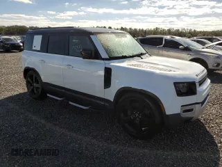 2020 Land Rover Defender HSE z VIN SALE97EU6L2017029, wystawiony jako Copart lot #80854134 z przebiegiem Nie podano mil oraz Nie do naprawy • Non repairable. Historia ofert i sprzedaży dostępna na DreamBid. Obrazek 4.