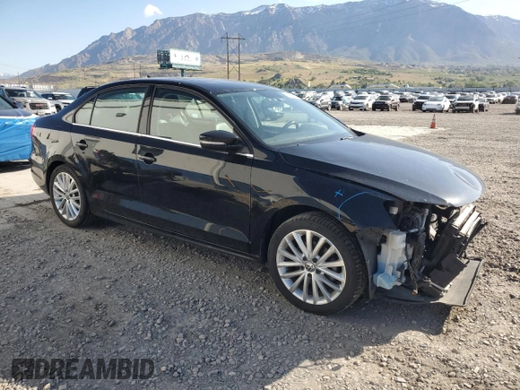 2014 Volkswagen Jetta TDI w/Premium with VIN 3VWLL7AJ2EM363857, listed as a Copart auction lot 54721665 with 134,225 mi miles and Salvage title. Bid and sale history available at DreamBid. Image 4.