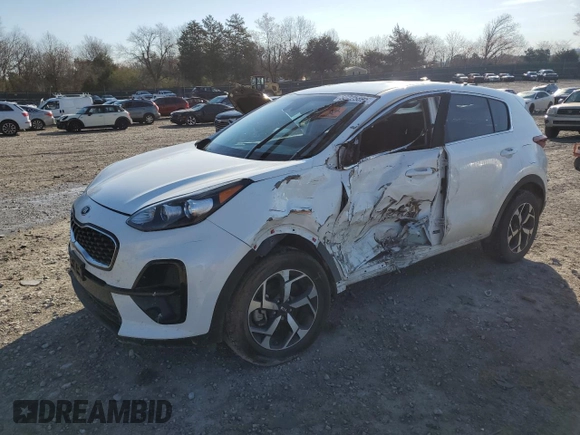 2022 Kia Sportage LX with VIN KNDPM3AC8N7022615, listed as a Copart auction lot 50225895 with 80,145 mi miles and Salvage Title. Bid and sale history available at carsss.com. Image 1.