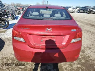 2013 Hyundai Accent GLS with VIN KMHCT4AE9DU550118, listed as a Copart auction lot 41998365 with 184,351 mi miles and Salvage Title. Bid and sale history available at carsss.com. Image 6.