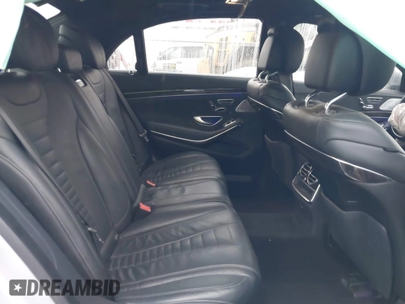 2015 Mercedes-Benz S-Class S 550 with VIN WDDUG8CB4FA132292, listed as a IAAI auction lot 41436153 with 83,505 mi miles. Bid and sale history available at carsss.com. Image 8.