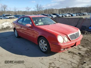 2000 Mercedes-Benz CLK 320/430 with VIN WDBLJ65G7YF159950, listed as a Copart auction lot 43239285 with Not Provided miles and Clean Title. Bid and sale history available at DreamBid. Image 4.