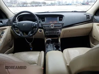 2015 Kia Cadenza Premium with VIN KNALN4D78F5177255, listed as a Copart auction lot 45192303 with 95,917 mi miles and Salvage Title. Bid and sale history available at carsss.com. Image 8.