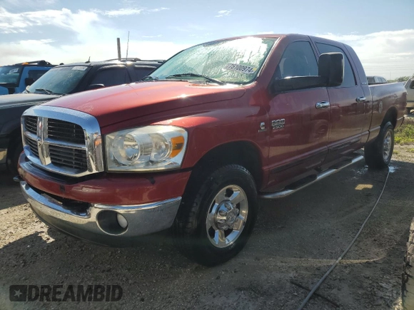 2007 Dodge Ram 2500 SLT with VIN 3D7KR29C07G714312, listed as a Copart auction lot 75100974 with 0 mi miles and Non Repairable. Bid and sale history available at carsss.com. Image 1.