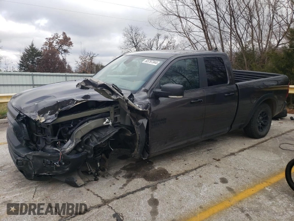 2023 Ram 1500 Classic SLT with VIN 1C6RR7GG0PS556467, listed as a Copart auction lot 83797344 with 7,653 mi miles and Salvage Title. Bid and sale history available at carsss.com. Image 1.