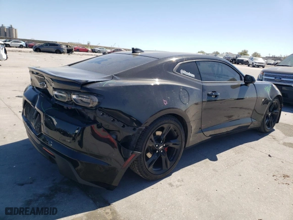 2019 Chevrolet Camaro 1LT with VIN 1G1FB1RS7K0123076, listed as a Copart auction lot 50085065 with 49,984 mi miles and Salvage Title. Bid and sale history available at carsss.com. Image 3.