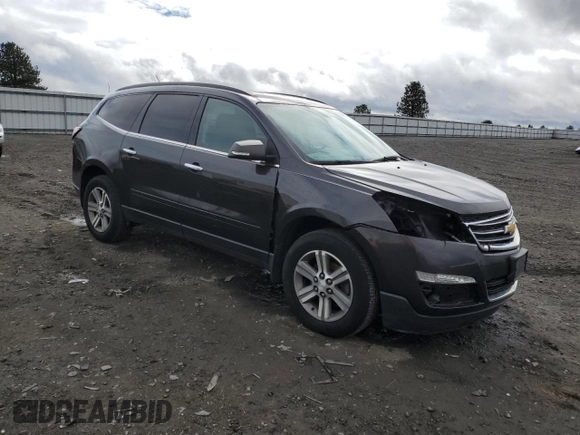 2015 Chevrolet Traverse LT with VIN 1GNKVGKDXFJ308807, listed as a Copart auction lot 51028315 with 140,153 mi miles and Salvage Title. Bid and sale history available at DreamBid. Image 4.