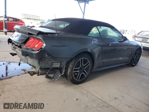 2018 Ford Mustang EcoBoost Premium with VIN 1FATP8UH9J5129484, listed as a Copart auction lot 71384364 with 100,685 mi miles and Salvage title. Bid and sale history available at DreamBid. Image 3.