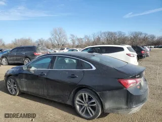 2022 Chevrolet Malibu LT with VIN 1G1ZD5STXNF184375, listed as a Copart auction lot 44375735 with 39,393 mi miles and Salvage Title. Bid and sale history available at carsss.com. Image 2.