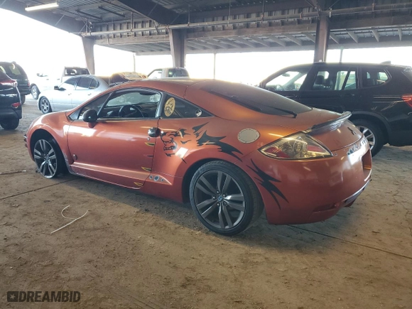 2007 Mitsubishi Eclipse SE with VIN 4A3AK64F47E065718, listed as a Copart auction lot 89399385 with 160,475 mi miles and Salvage Title. Bid and sale history available at carsss.com. Image 2.