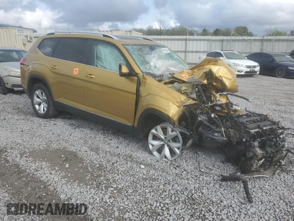 2018 Volkswagen Atlas SEL with VIN 1V2MR2CA5JC563101, listed as a Copart auction lot 51227585 with Not provided miles and Salvage title. Bid and sale history available at DreamBid. Image 4.