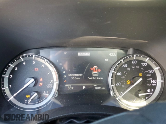 2022 Toyota Highlander XSE with VIN 5TDJZRAH3NS125517, listed as a Copart auction lot 49739915 with 48,941 mi miles and Salvage title. Bid and sale history available at DreamBid. Image 9.