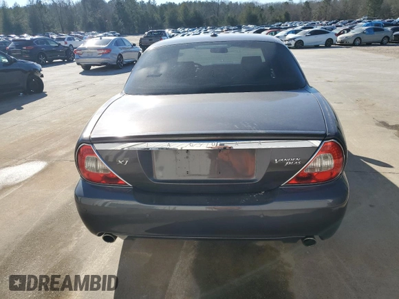 2008 Jaguar XJ Vanden Plas with VIN SAJWA82B08SH20004, listed as a Copart auction lot 87594075 with 130,172 mi miles and Salvage Title. Bid and sale history available at carsss.com. Image 6.