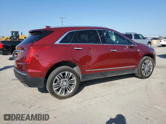 2018 Cadillac XT5 Premium Luxury FWD with VIN 1GYKNERS1JZ192211, listed as a Copart auction lot 52184055 with 48,323 mi miles and Salvage title. Bid and sale history available at DreamBid. Image 3.