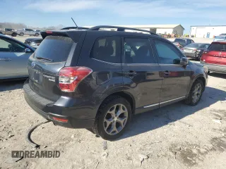 2015 Subaru Forester Touring with VIN JF2SJAUC4FH438015, listed as a Copart auction lot 42034725 with 169,566 mi miles and Salvage Title. Bid and sale history available at DreamBid. Image 3.