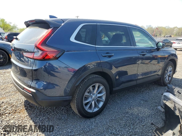 2025 Honda CR-V EX-L with VIN 2HKRS4H74SH454591, listed as a Copart auction lot 53691035 with 2,448 mi miles and Salvage Title. Bid and sale history available at DreamBid. Image 3.