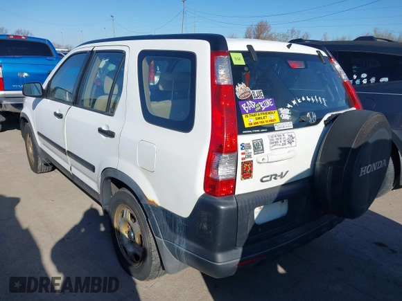 2006 Honda CR-V LX with VIN JHLRD78556C029217, listed as a IAAI auction lot 41986623 with 211,003 mi miles and . Bid and sale history available at carsss.com. Image 3.
