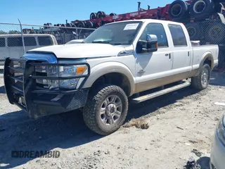 2014 Ford Super Duty F-250 SRW XL with VIN 1FT7W2BT6EEA46152, listed as a IAAI auction lot 41663244 with 358,273 mi miles. Bid and sale history available at carsss.com. Image 2.