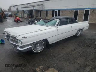 1963 Cadillac DeVille z VIN 63F153487, wystawiony jako Copart lot #51444555 z przebiegiem 87 610 mil mil oraz Szkoda całkowita • Salvage title. Historia ofert i sprzedaży dostępna na DreamBid. Obrazek 1.
