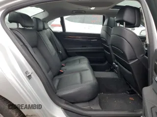 2012 BMW 7 Series 740Li with VIN WBAKB4C5XCC575479, listed as a Copart auction lot 86714504 with 58,585 mi miles and Salvage Title. Bid and sale history available at carsss.com. Image 10.