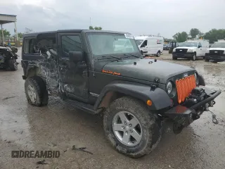 2011 Jeep Wrangler Unlimited Rubicon z VIN 1J4BA6H16BL615993, wystawiony jako Copart lot #55420275 z przebiegiem 200 403 mil mil oraz Szkoda całkowita • Salvage title. Historia ofert i sprzedaży dostępna na DreamBid. Obrazek 4.