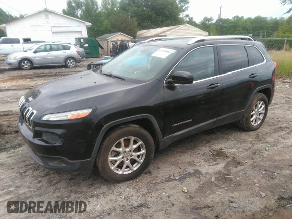 2014 Jeep Cherokee Latitude with VIN 1C4PJLCB1EW231178, listed as a IAAI auction lot 42128894 with 121,412 mi miles. Bid and sale history available at carsss.com. Image 2.